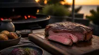 Entrecote på grill 2026: reverse sear og perfekte stegetider | Grillglod.dk