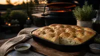 Focaccia: luftig italiensk brød med olivenolie