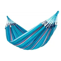 La Siesta Brisa Wave klassisk dobbelt hængekøje i outdoor-fiber