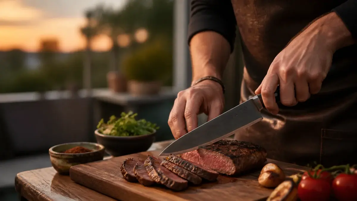 Bedste kokkekniv 2026 — damaskus og japansk kokkekniv testet til grillen og grøntsager