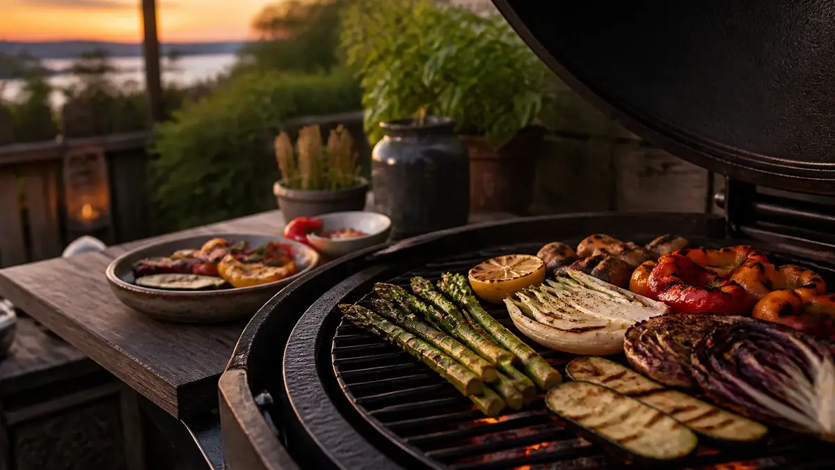 Grøntsager på grill: tider og teknik til perfekt grillgrønt