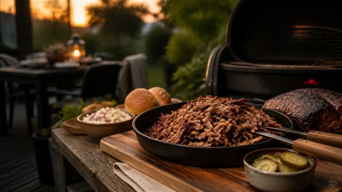 Pulled pork på grill: mør, trækbar nakkefilet