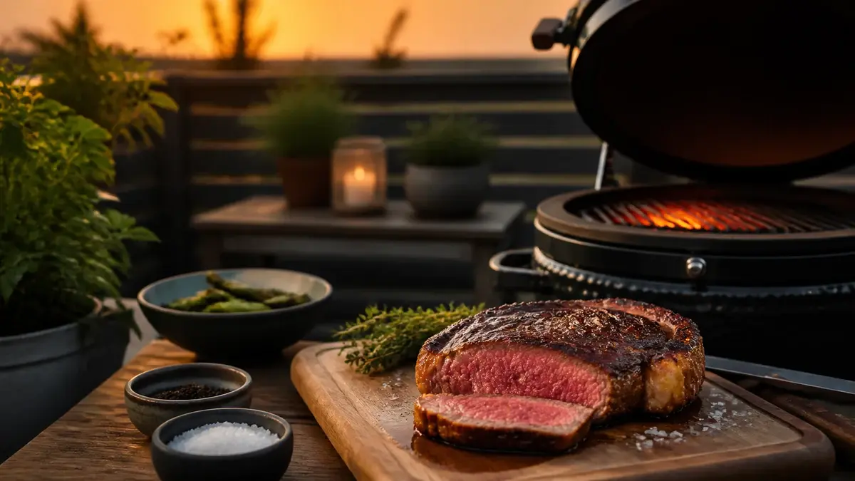 Ribeye på grill 2026: reverse sear, kernetemperatur og marmorering | Grillglod.dk