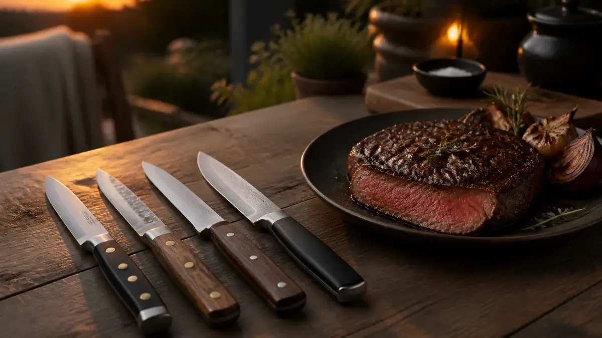 Steakknive: de bedste til grillbøffen