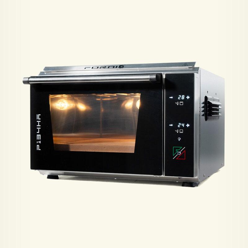 Effeuno P134HA 509 Pro pizzaovn med separat over- og undervarme og hybridsten